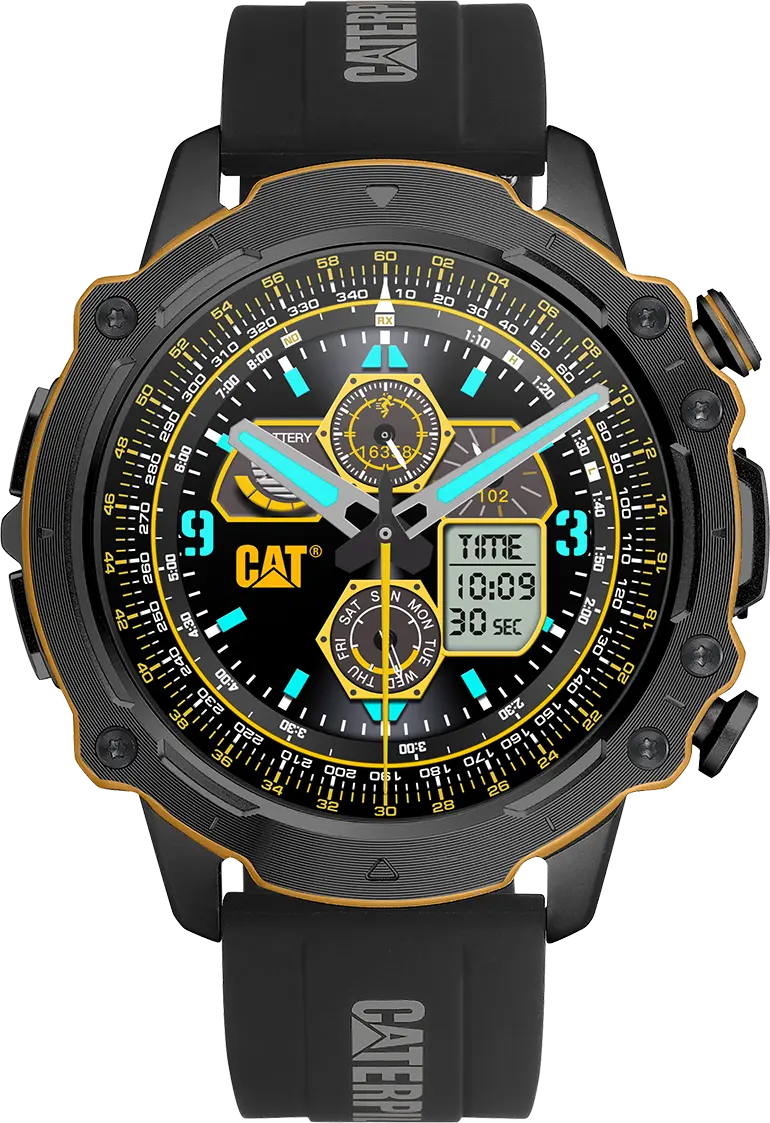 CATERPILLAR E116021100 Smartwatch Black Silicon Strap