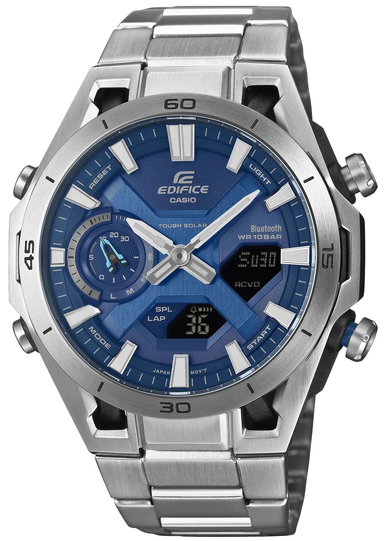 Casio ECB-2300D-2AEF Edifice Chronograph Stainless Steel Bracelet