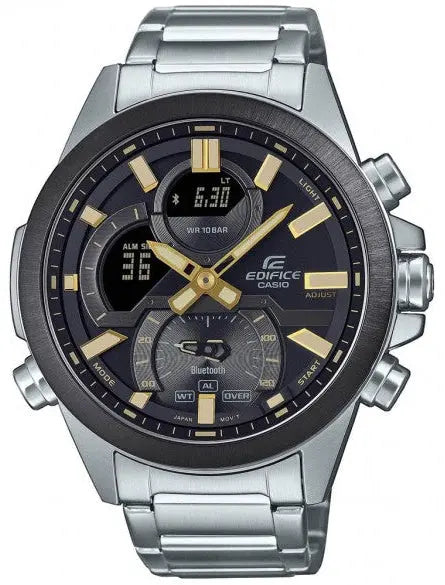 Casio ECB-30DB-1A9EF Edifice Chronograph Stainless Steel Bracelet