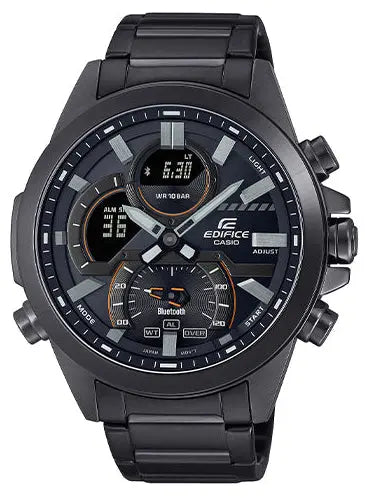 Casio ECB-30DC-1AEF Edifice Chronograph Black Stainless Steel Bracelet