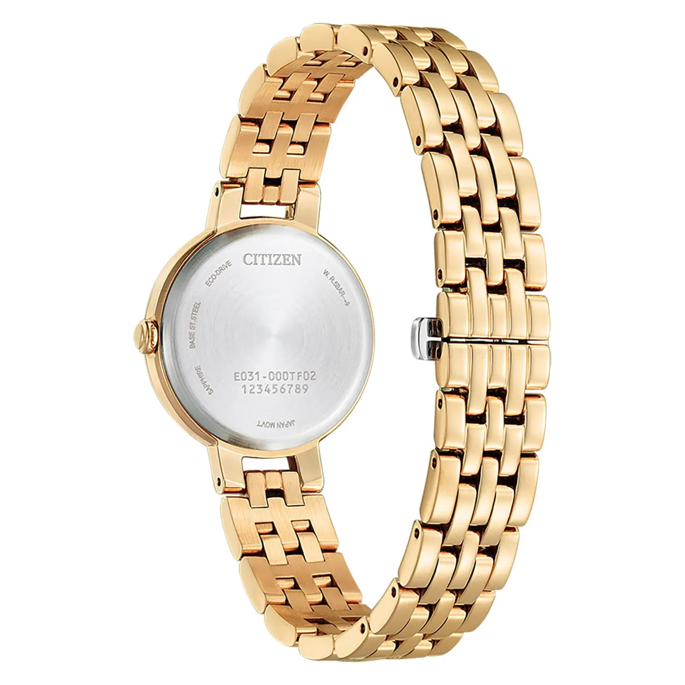 Citizen EM0993-82Z Eco-Drive Gold Stainless Steel Bracelet