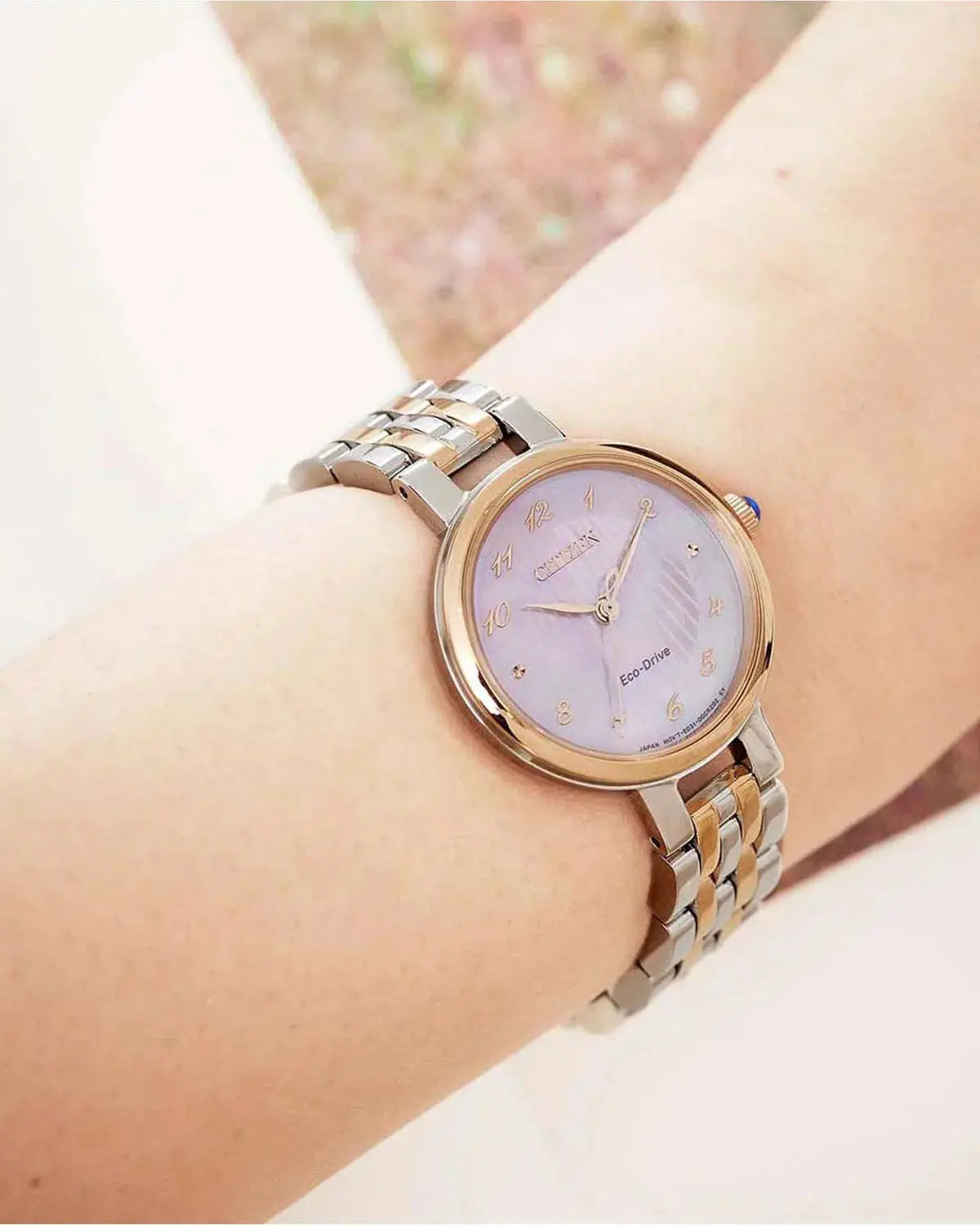 Citizen EM0996-84Y Eco-Drive Two Tone Stainless Steel Bracelet