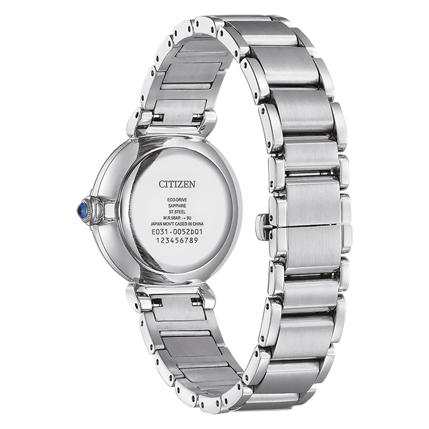 Citizen EM1060-87N Eco-Drive Silver Stainless Steel Bracelet