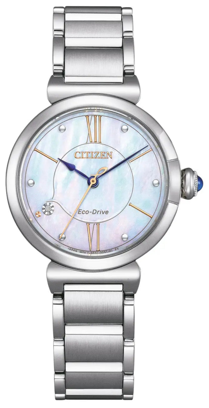 Citizen EM1070-83D Eco-Drive Silver Stainless Steel Bracelet
