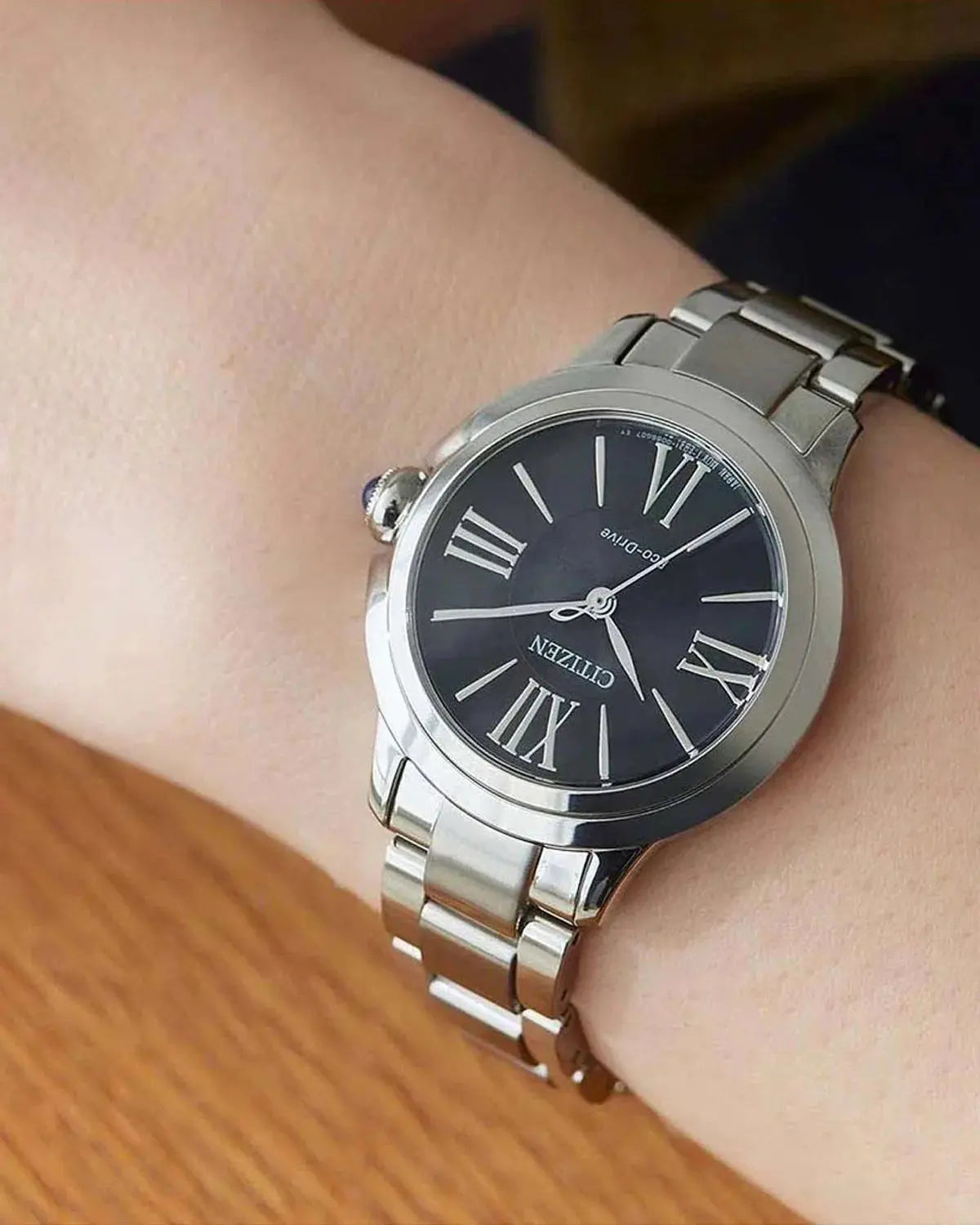 Citizen EM1160-58E Eco-Drive Silver Stainless Steel Bracelet