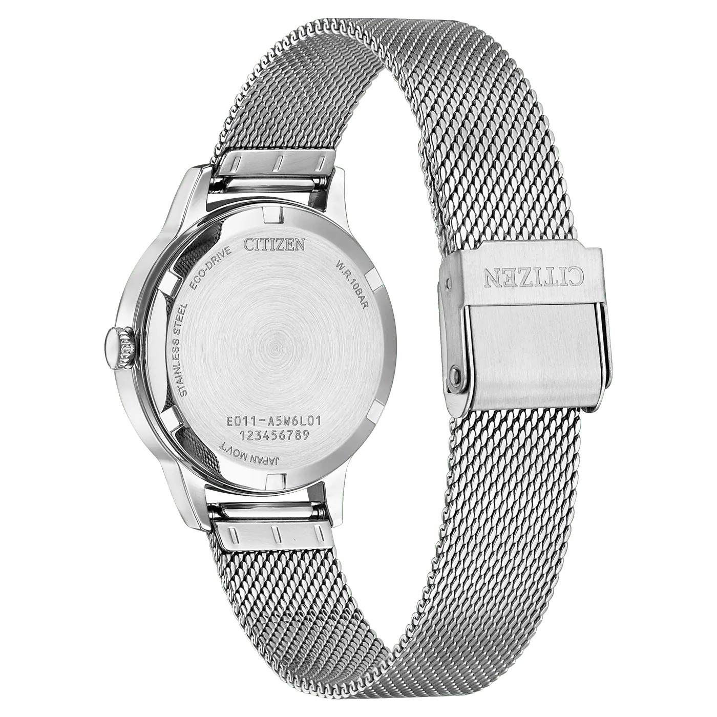 Citizen EW2621-75A Eco-Drive Mesh Stainless Steel Bracelet