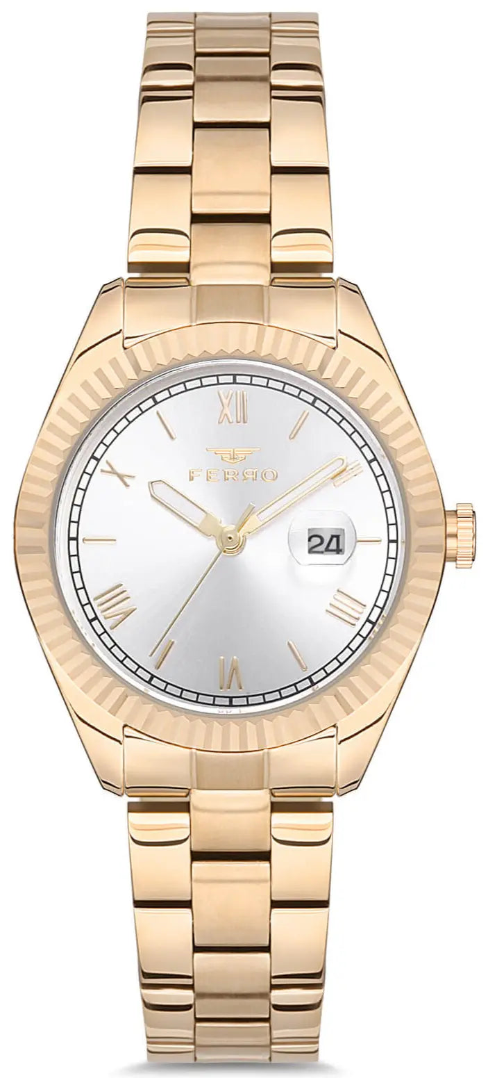 Ferro F21127AWT-B Gold Stainless Steel Bracelet