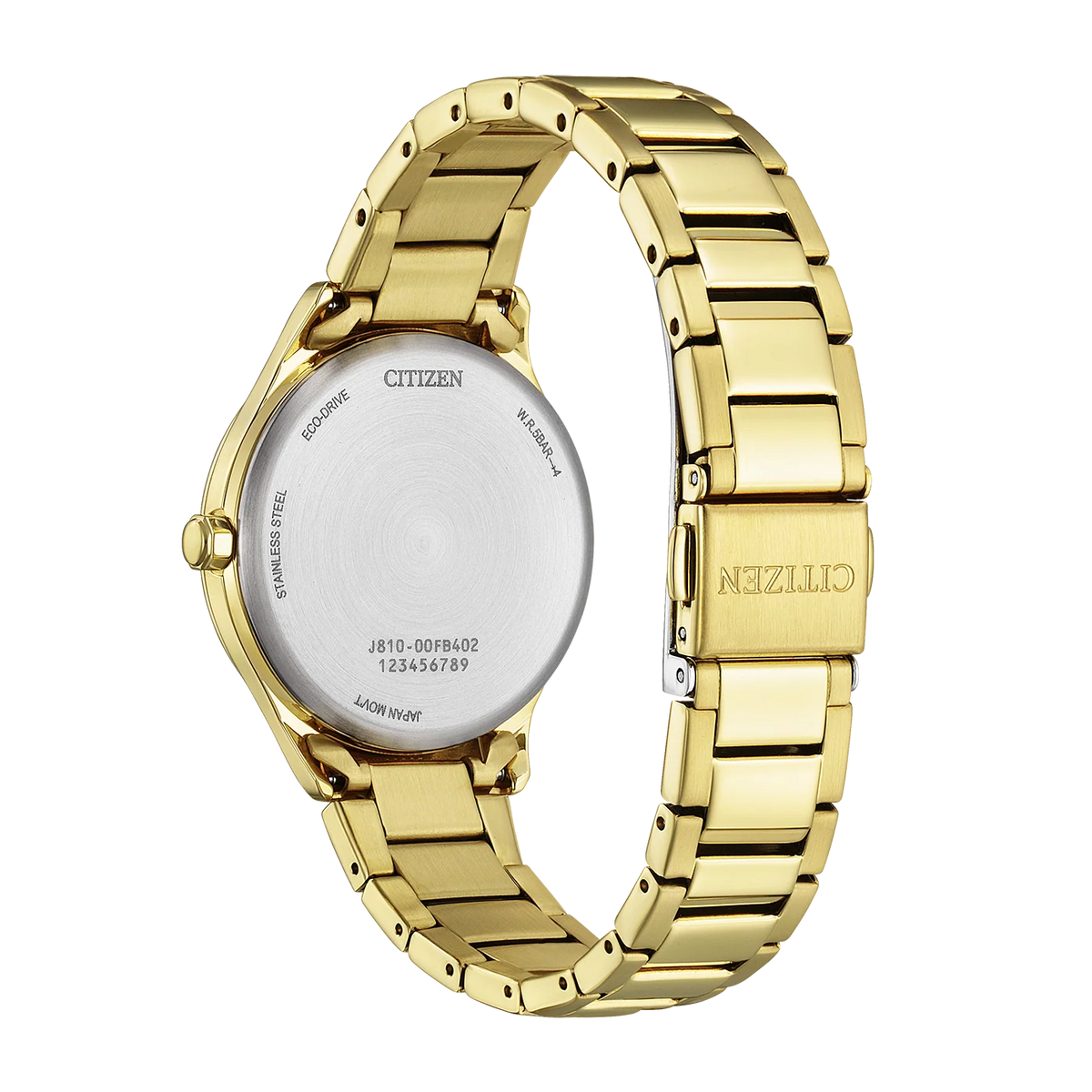 Citizen FE6122-64X Eco-Drive Elegance Gold Stainless Steel Bracelet