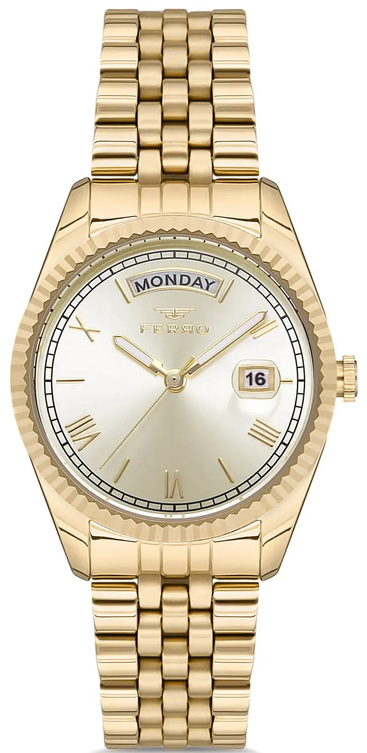 Ferro FL21131AWT-B4 Gold Stainless Steel Bracelet