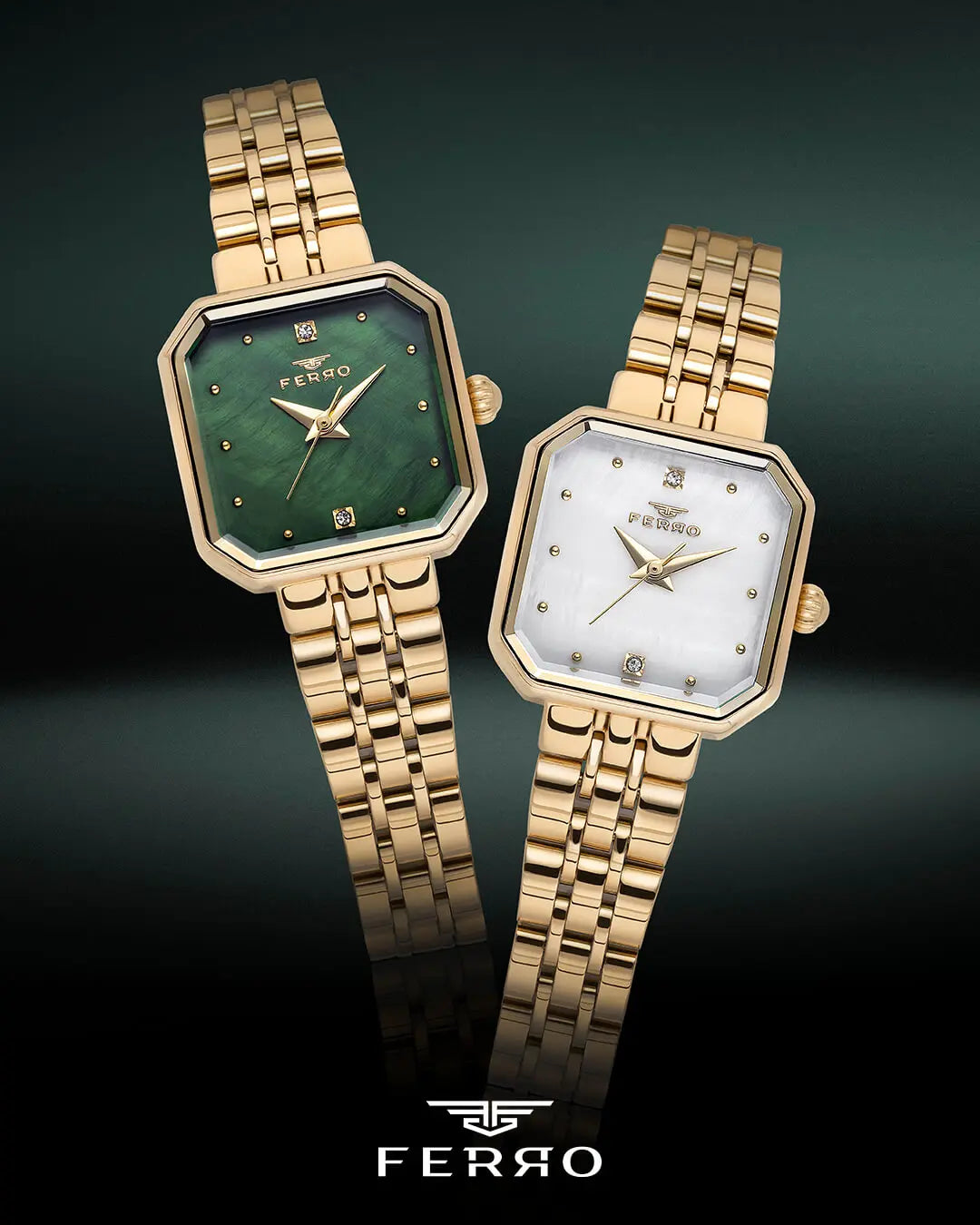 Ferro FL21384AWT-B Gold Stainless Steel Bracelet