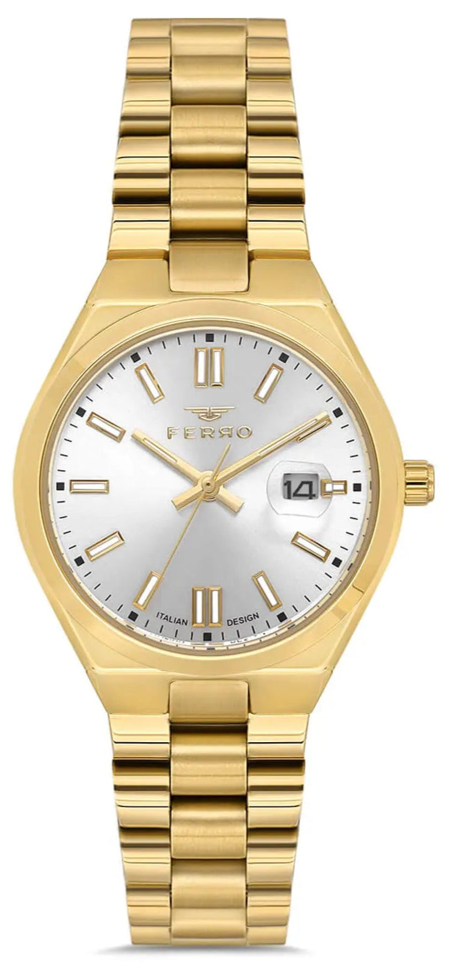 Ferro FL21492AWT-B Gold Stainless Steel Bracelet