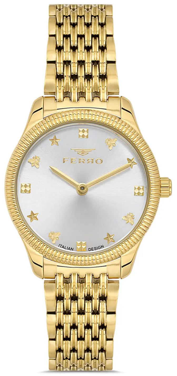 Ferro FL21512AWT-B Gold Stainless Steel Bracelet