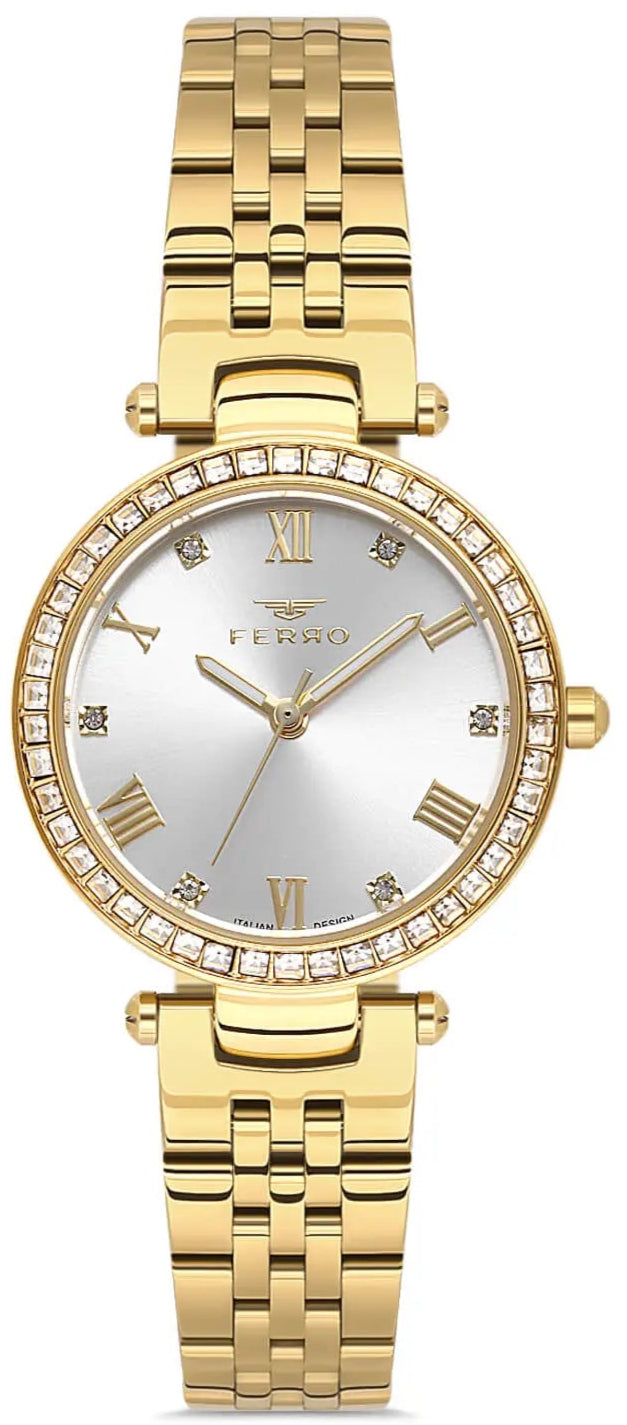 Ferro FL21593AWT-B Gold Stainless Steel Bracelet
