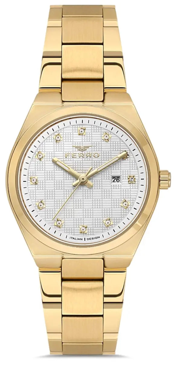Ferro FL21631AWT-B Gold Stainless Steel Bracelet