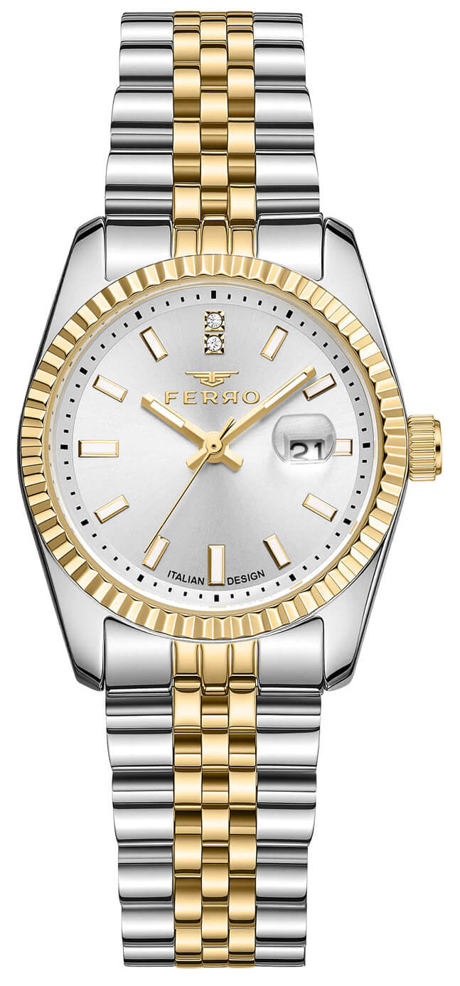 Ferro FL21781AWT-D Two Tone Stainless Steel Bracelet