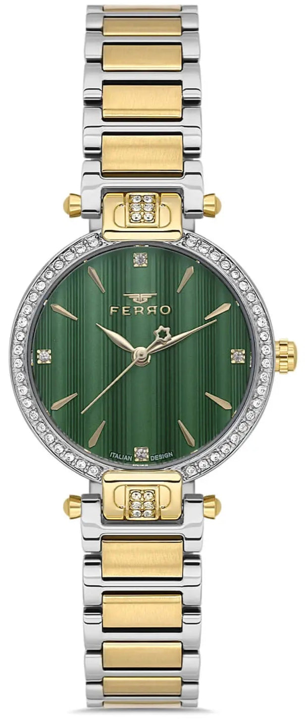 Ferro FL40131A-D6 Two Tone Stainless Steel Bracelet