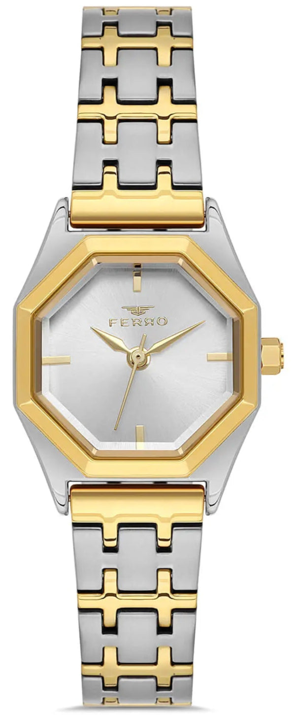 Ferro FL43019A-D Two Tone Stainless Steel Bracelet