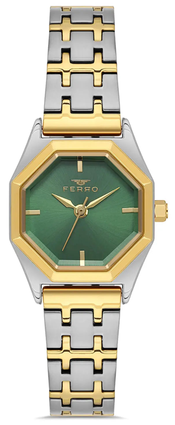 Ferro FL43019A-D6 Two Tone Stainless Steel Bracelet