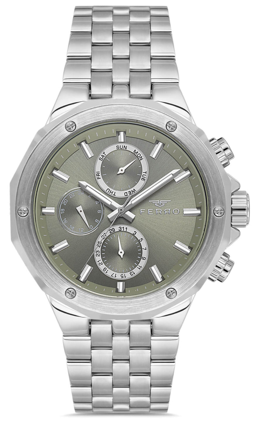 Ferro FM11544AWT-A4 Multifunction Stainless Steel Bracelet