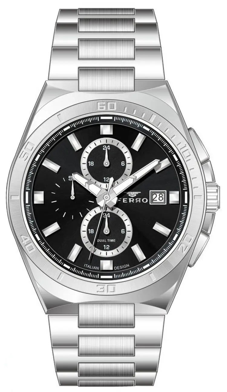 Ferro FM11782AWT-A2 Multifunction Stainless Steel Bracelet