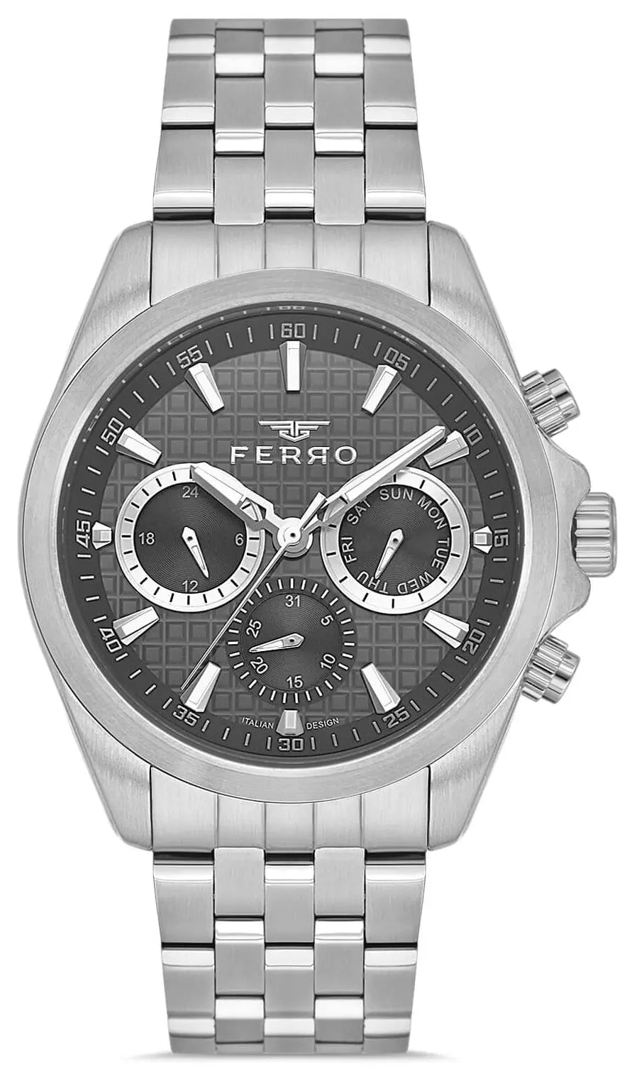 Ferro FM40158A-A4 Multifunction Stainless Steel Bracelet
