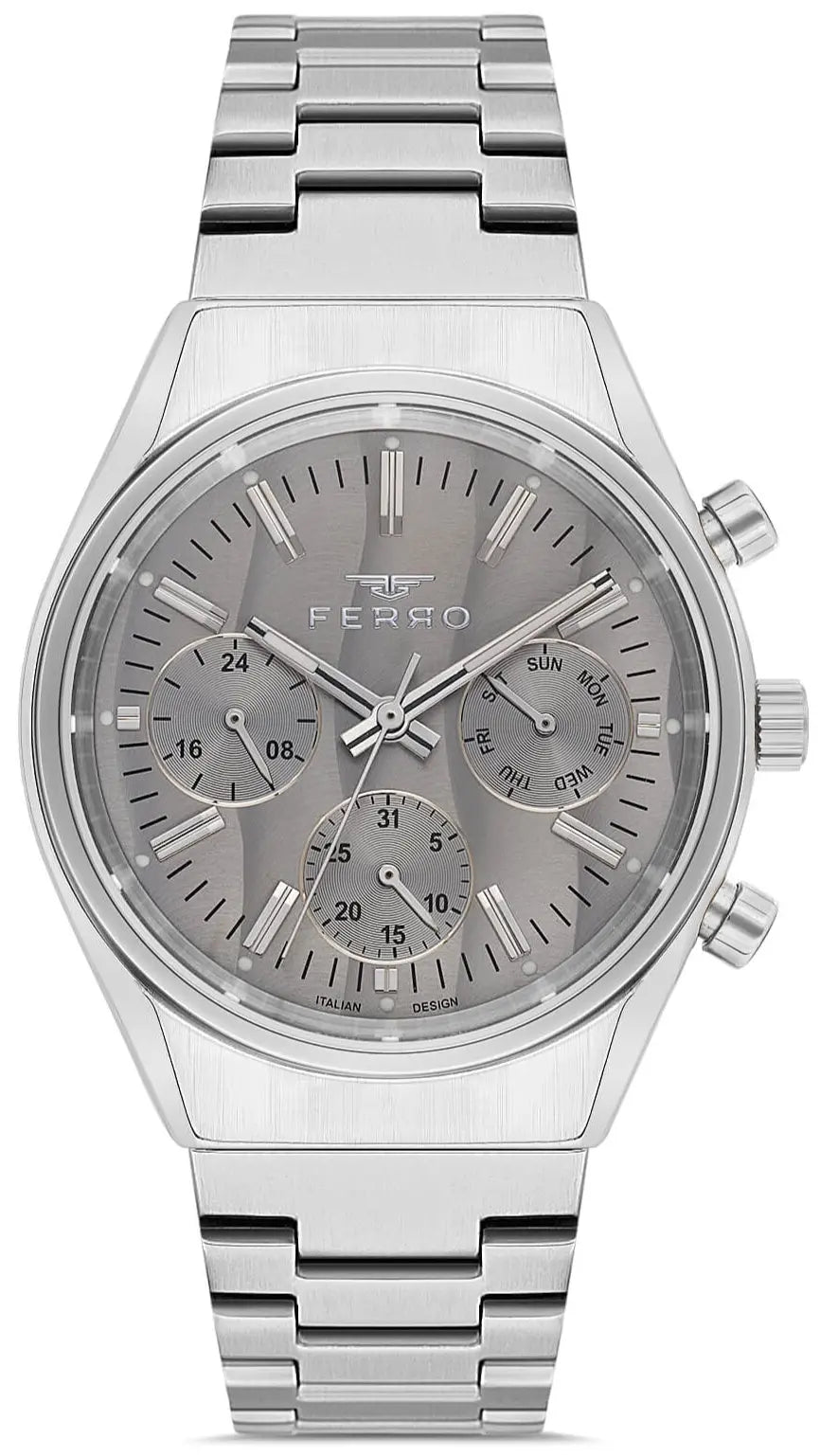 Ferro FM43011A-A4 Multifunction Stainless Steel Bracelet