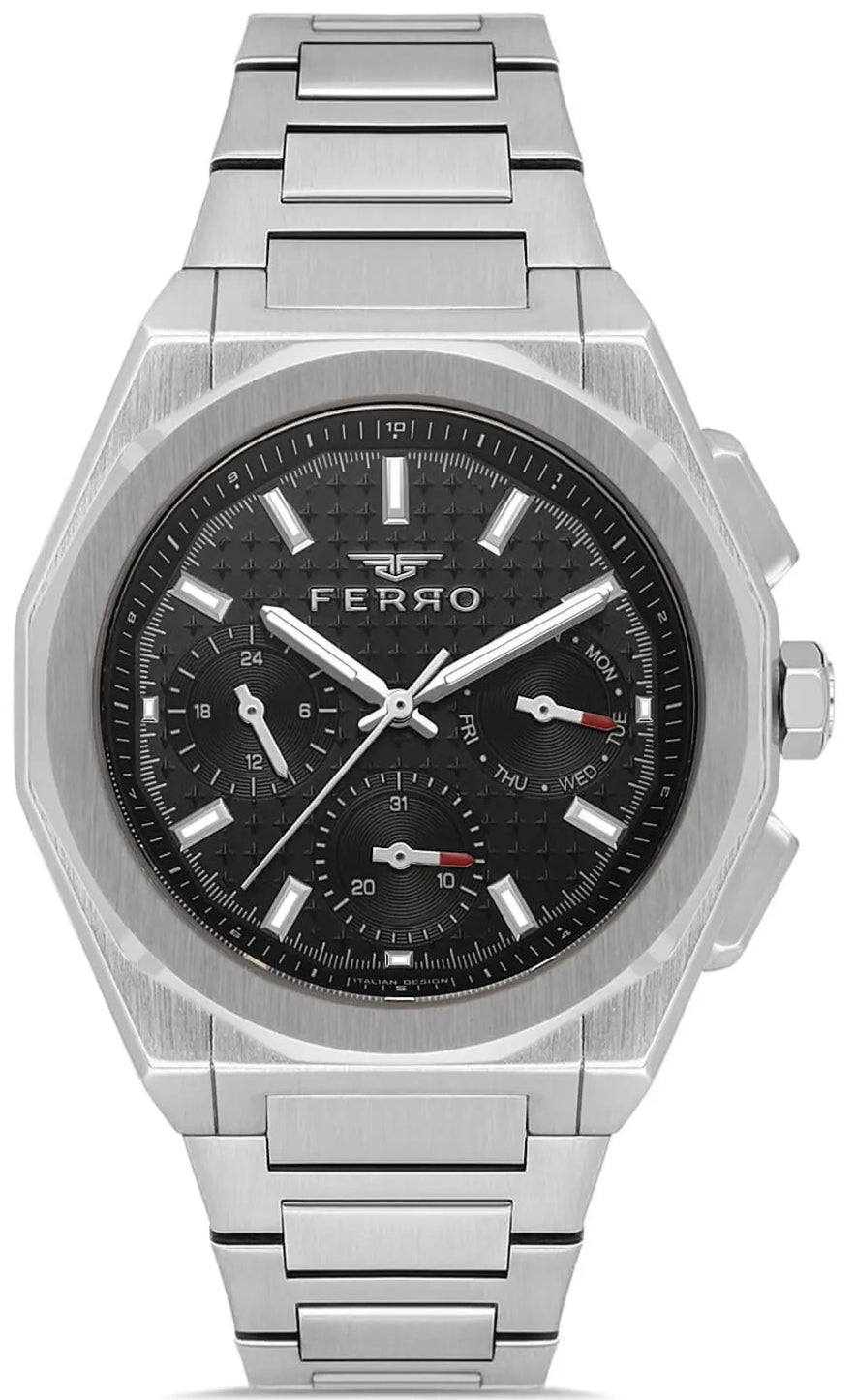 Ferro FM43013A-A2 Multifunction Stainless Steel Bracelet