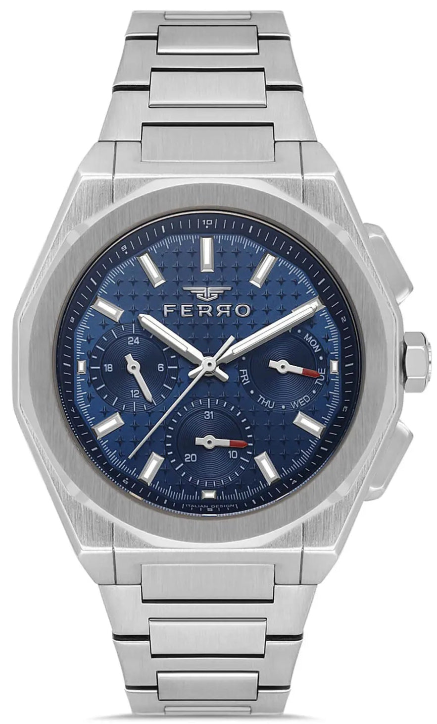 Ferro FM43013A-A3 Multifunction Stainless Steel Bracelet