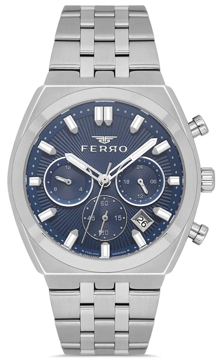 Ferro FM43022A-A3 Multifunction Stainless Steel Bracelet