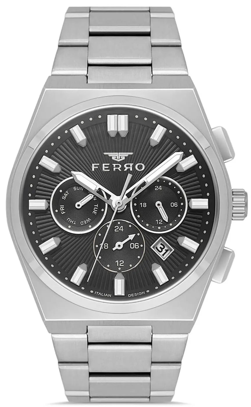 Ferro FM43027A-A2 Multifunction Stainless Steel Bracelet