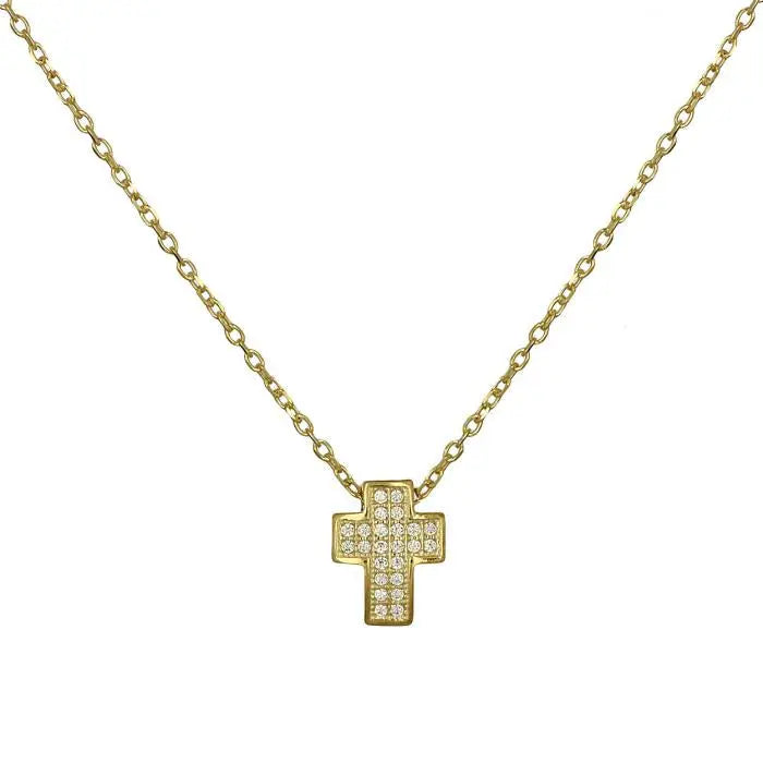 Necklace 9W-KD001-2 Rose Gold Plated Silver with Pearl