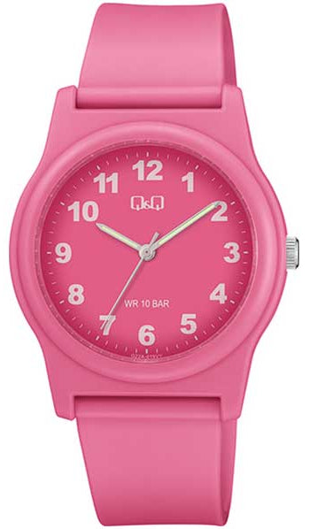 Q&Q G22A-019VY Pink Rubber Strap Q&Q