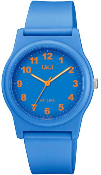 Q&Q G22A-025VY Blue Rubber Strap Q&Q