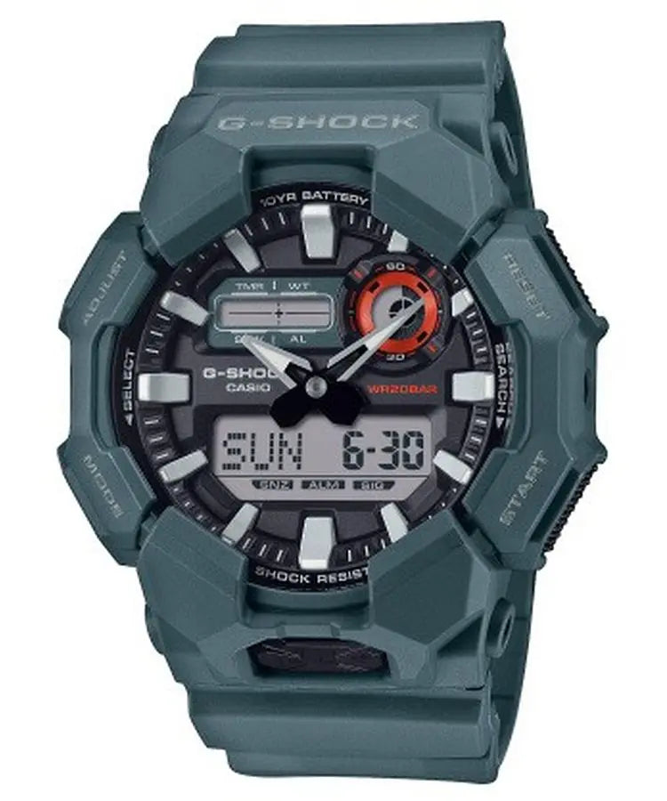 Casio GA-010-2AER G-Shock Blue Rubber Strap