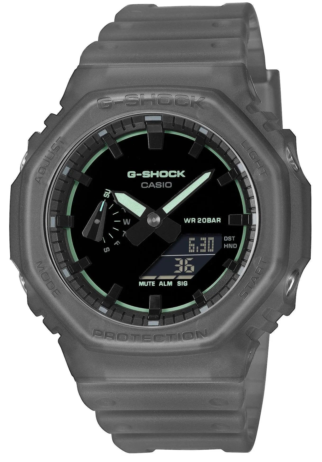 Casio GA-2100K-1AER G-Shock Black Rubber Strap