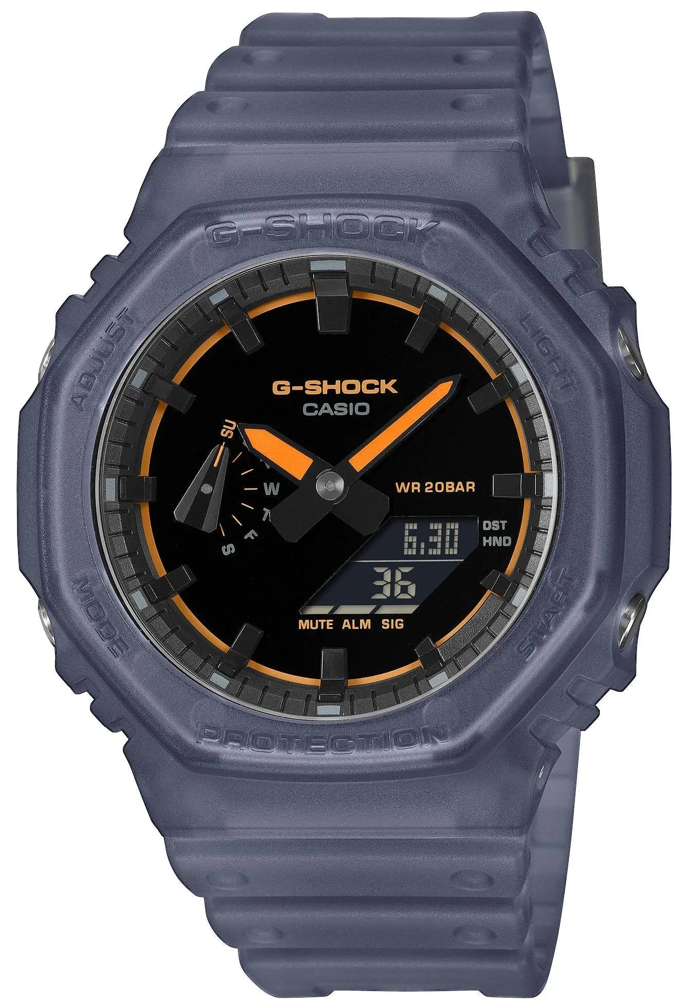 Casio GA-2100K-2AER G-Shock Blue Rubber Strap