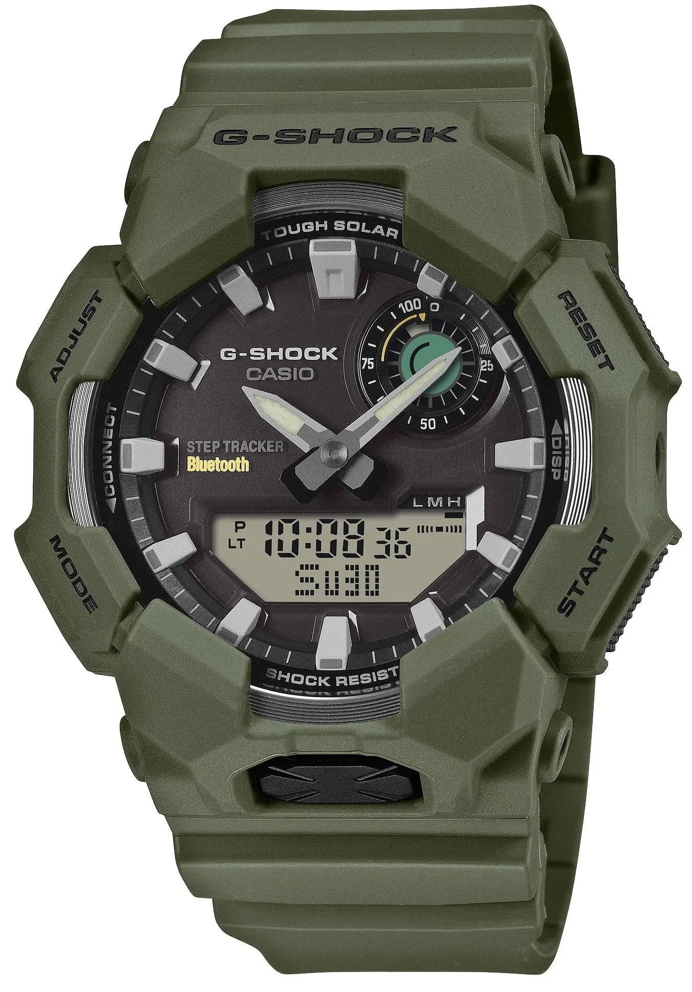 Casio GA-B010-3AER G-Shock Bluetooth Khaki Rubber Strap