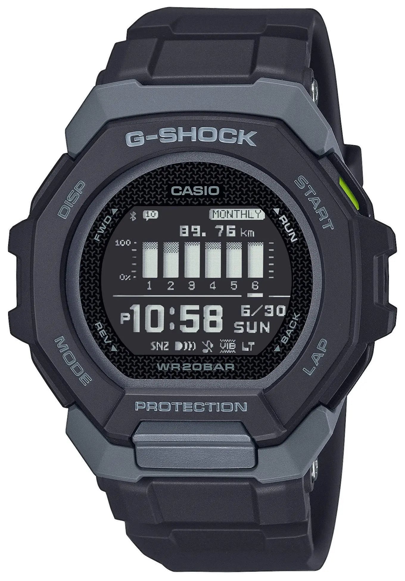 Casio GBD-300-1ER G-Shock Smartwatch Black Rubber Strap