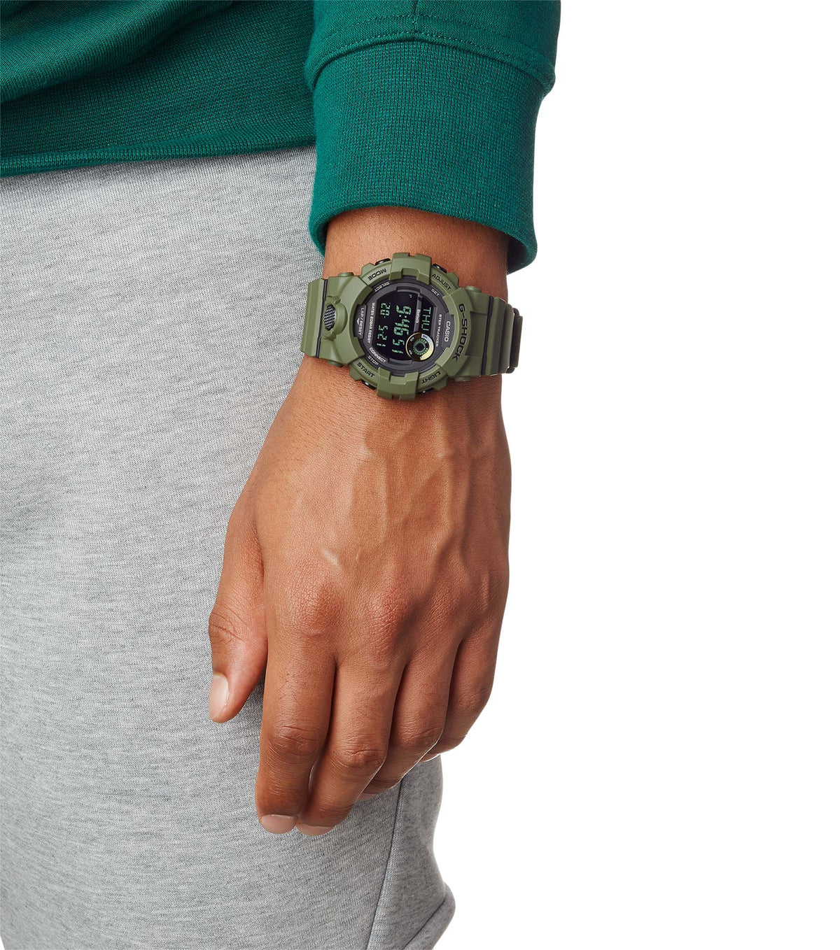 Casio GBD-800UC-3ER G-Shock Bluetooth Green Rubber Strap