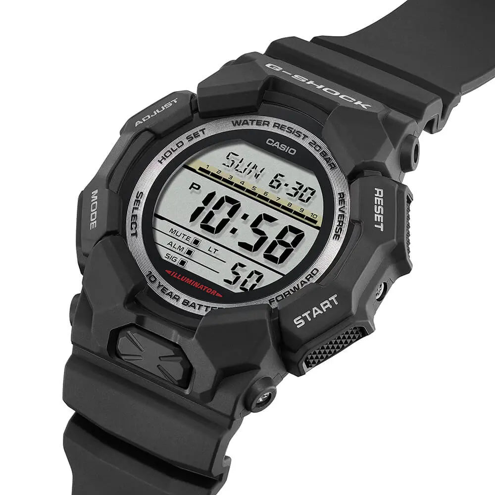 Casio GD-010-1ER G-Shock Black Rubber Strap