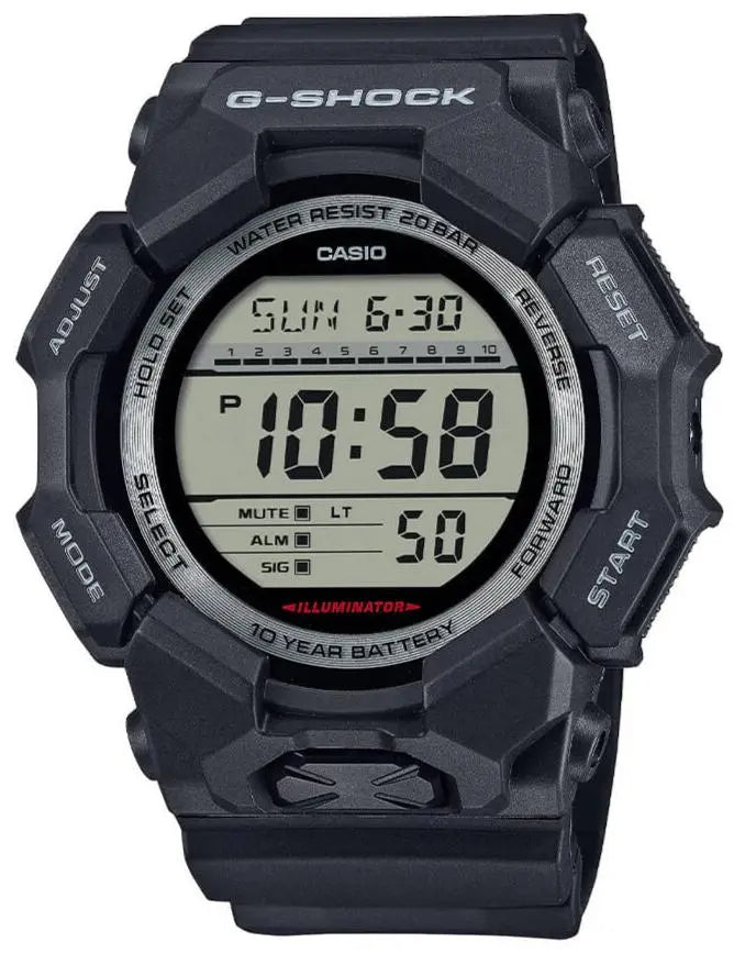 Casio GD-010-1ER G-Shock Black Rubber Strap