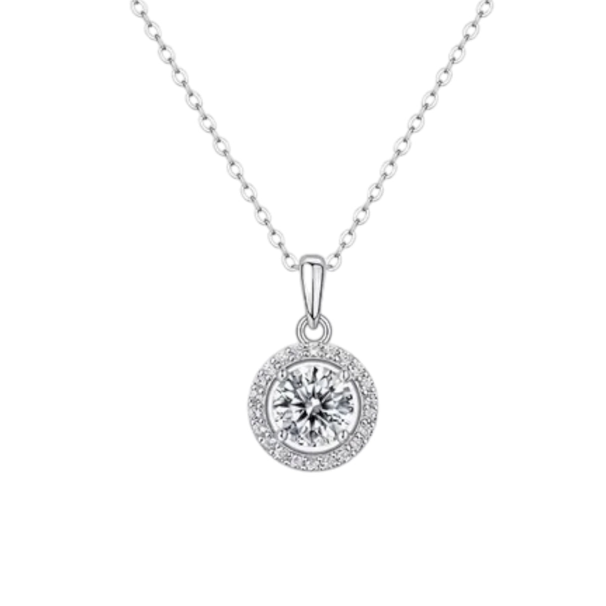 Ballerina Necklace With Zirconia GM208W In Platinum Plated Silver