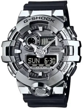 Casio GM-700-1AER G-Shock Black Rubber Strap