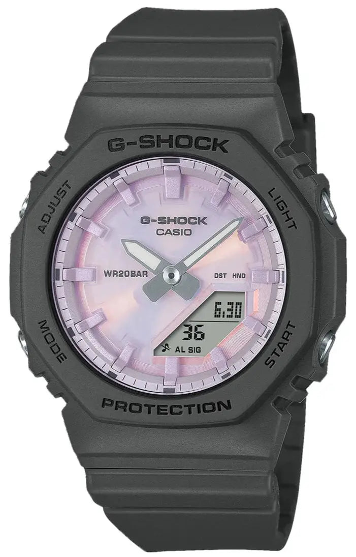 Casio GMA-P2100PC-1AER G-Shock Anadigi Black Rubber Strap
