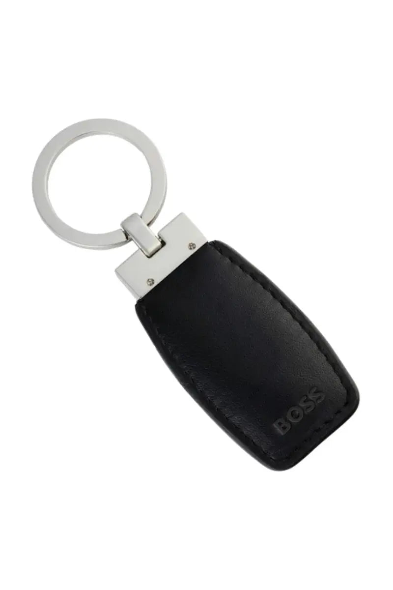 HUGO BOSS HAK889 Edge Black Key Ring Keychain