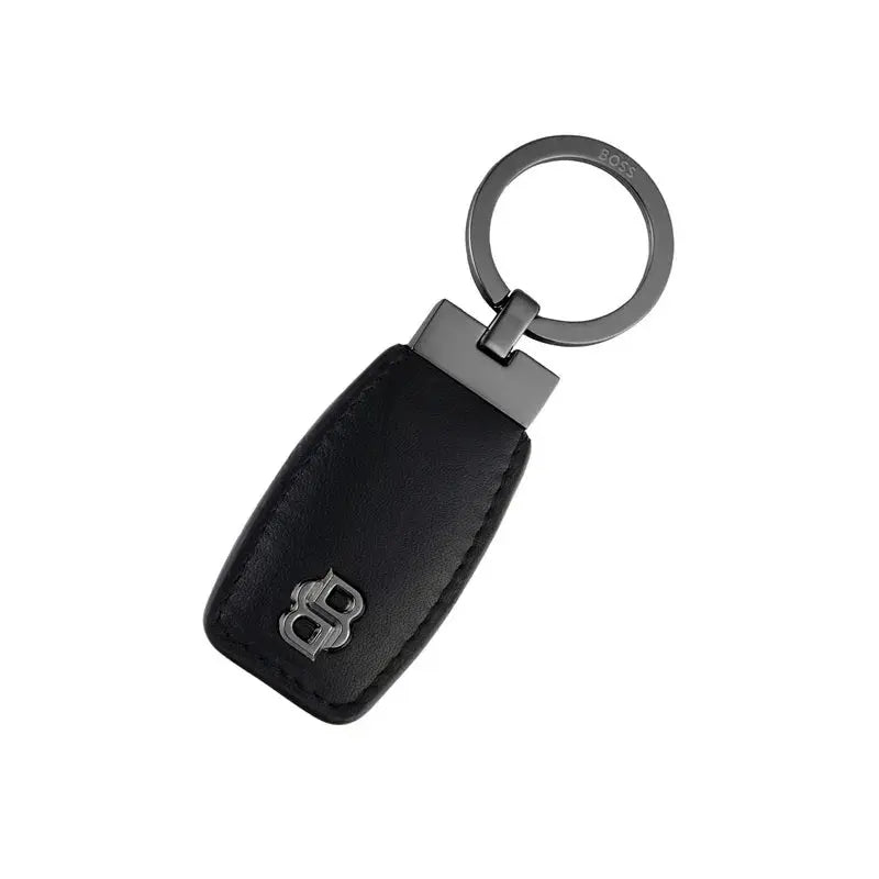 HUGO BOSS HAK889 Edge Black Key Ring Keychain
