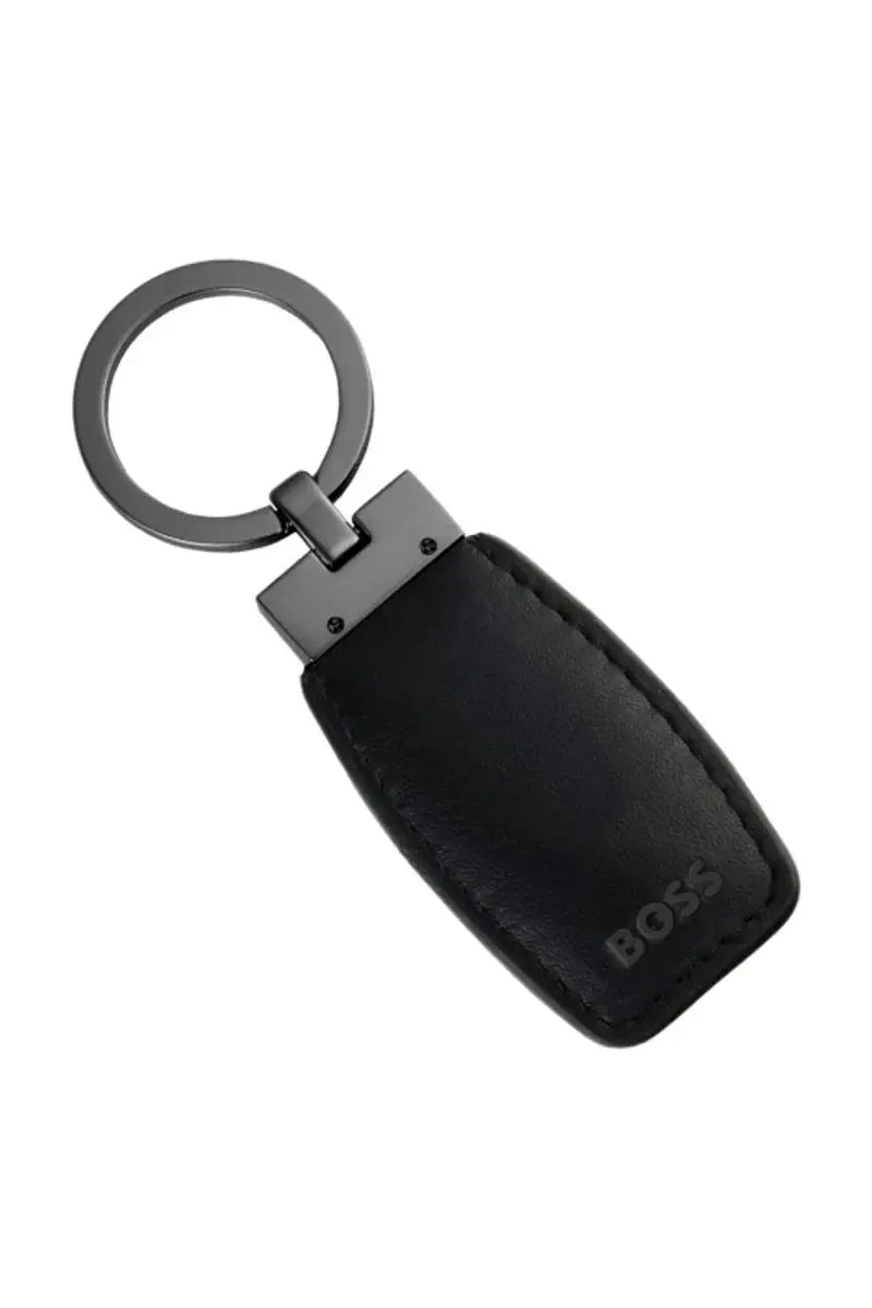 HUGO BOSS HAK889 Edge Black Key Ring Keychain