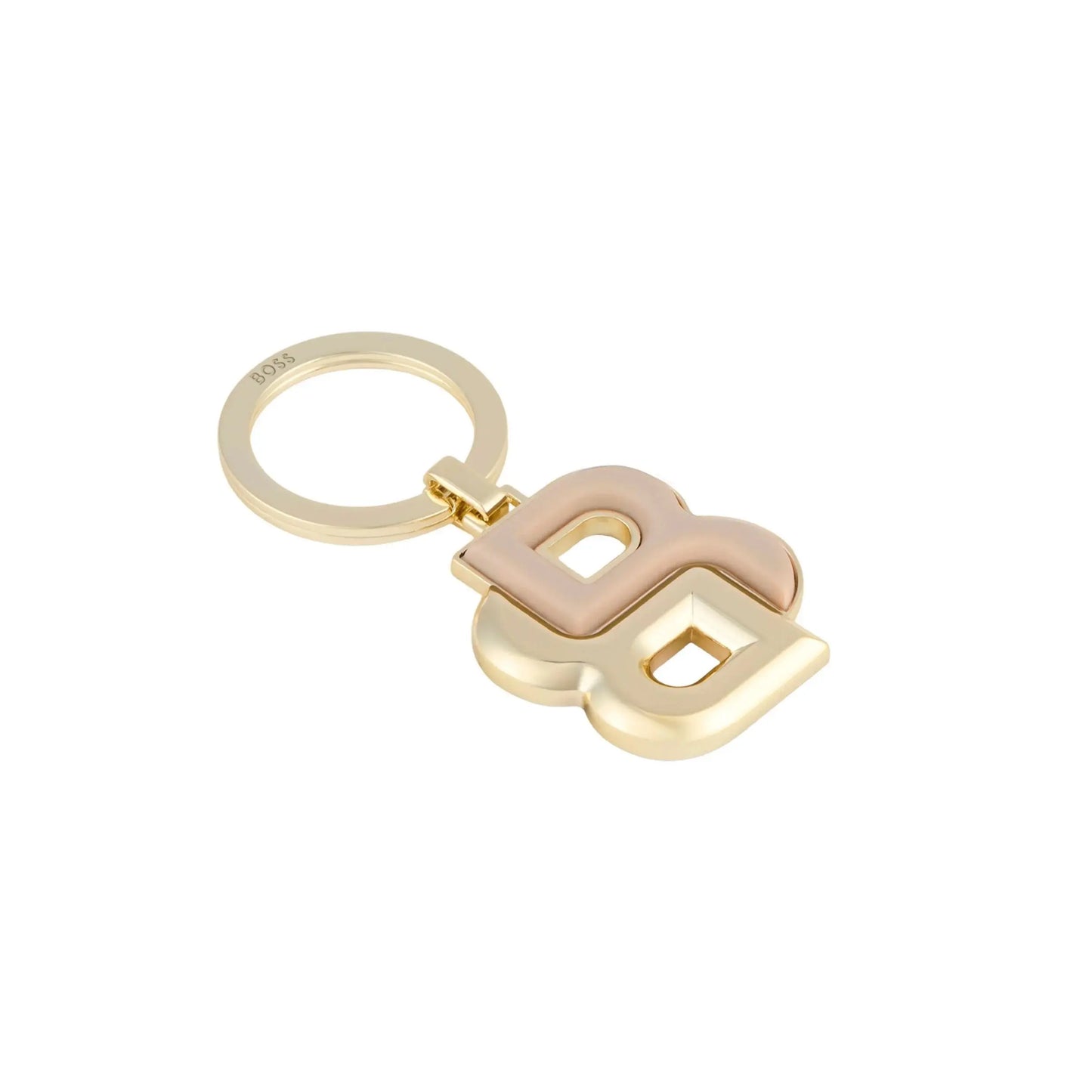 HUGO BOSS HAK520Q Μπρελόκ Double B Nude & Gold Key Ring