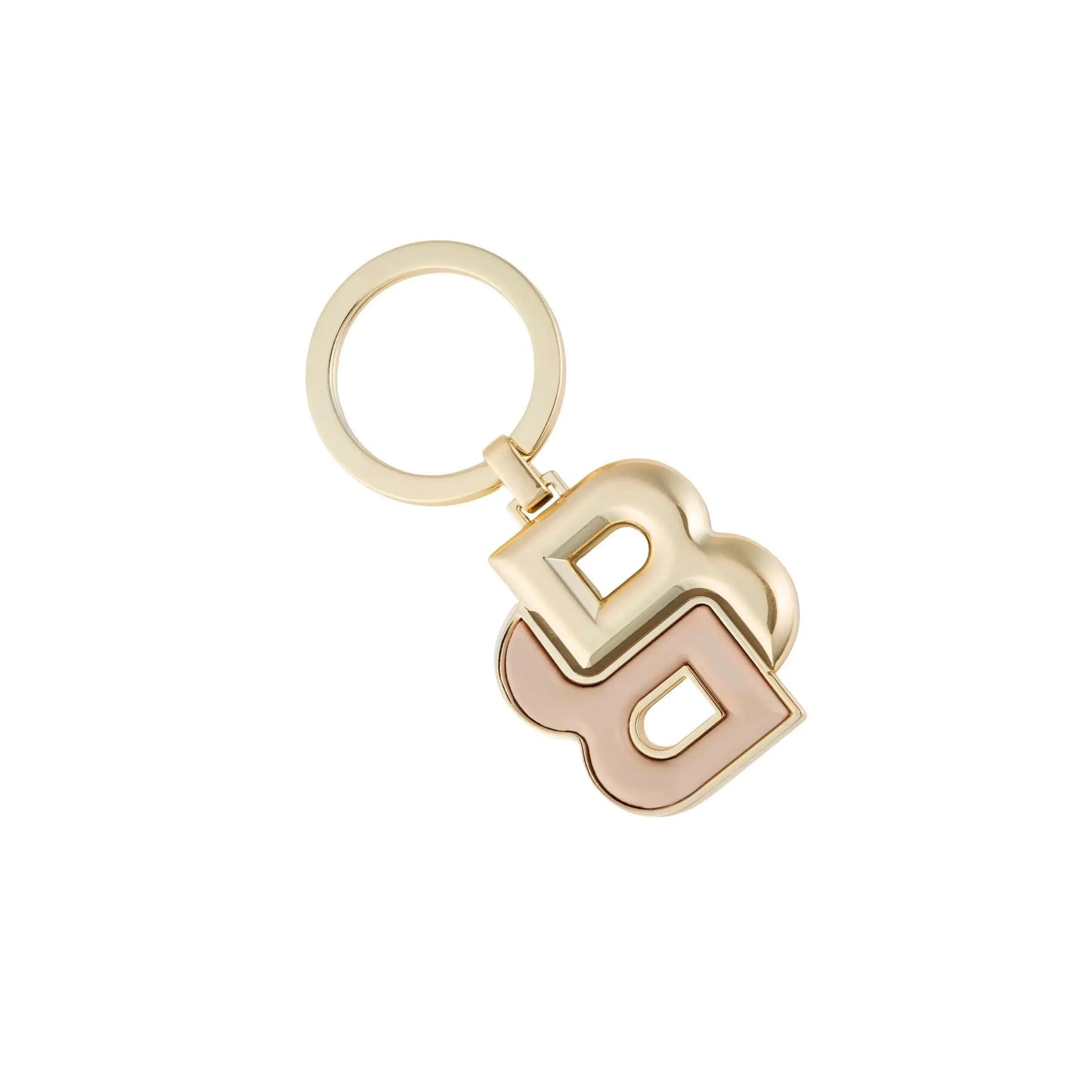 HUGO BOSS HAK520Q Μπρελόκ Double B Nude & Gold Key Ring