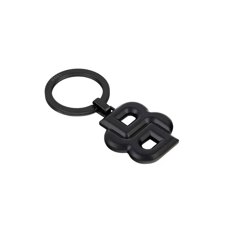 HUGO BOSS HAK567A Μπρελόκ Double B Matt Black Key Ring